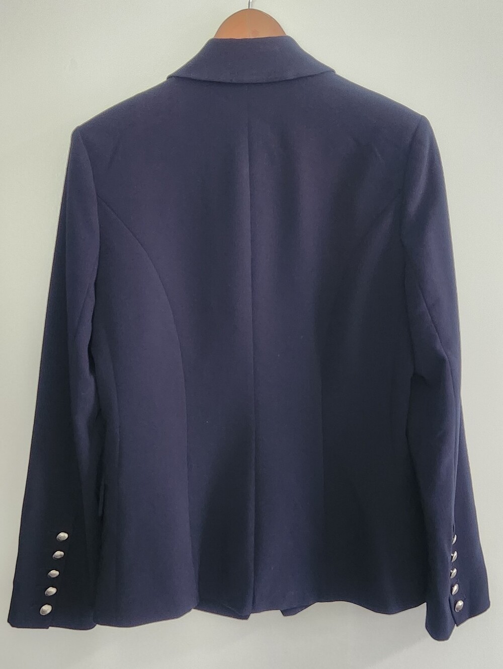 L'AGENCE Kenzie Double Breasted Blazer MIDNIGHT Size 6 - Picture 5 of 11